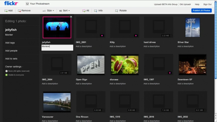 screens of video slideshow's in windows 7