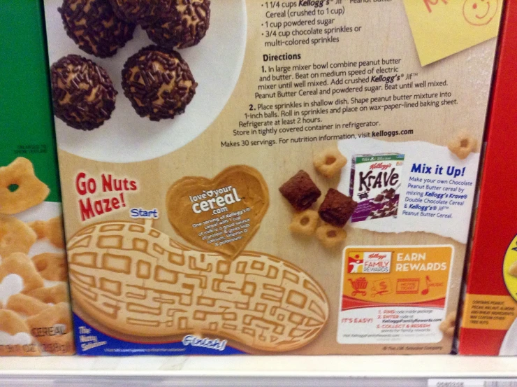 a cardboard advertit from the krispy kreme bakery showing what the items are packed into