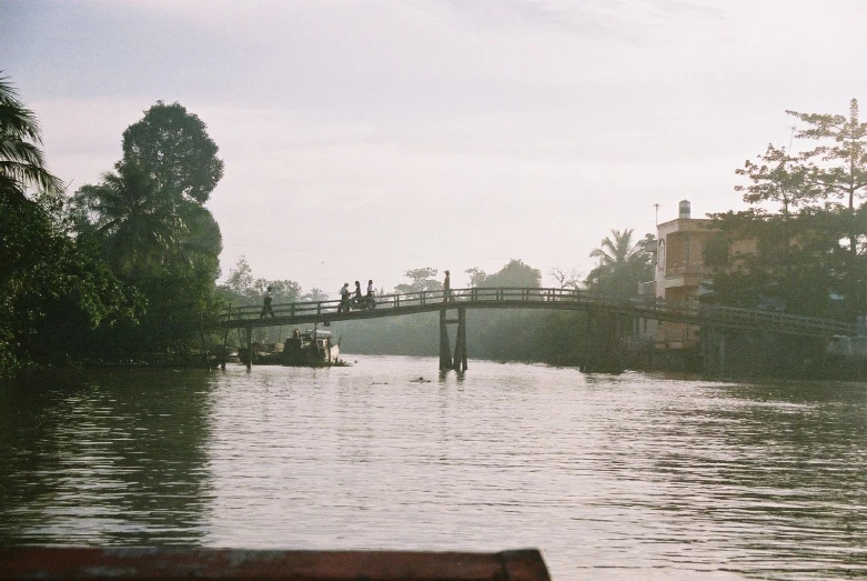 there are many boats moving on the river