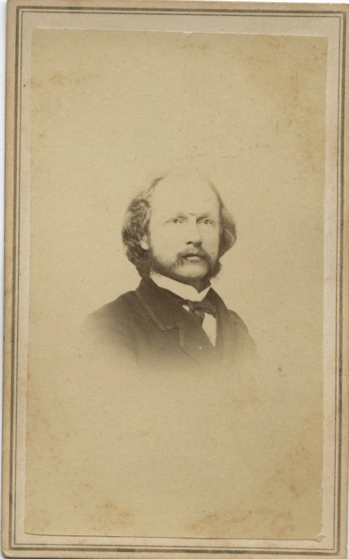 an old pograph of a man with a mustache