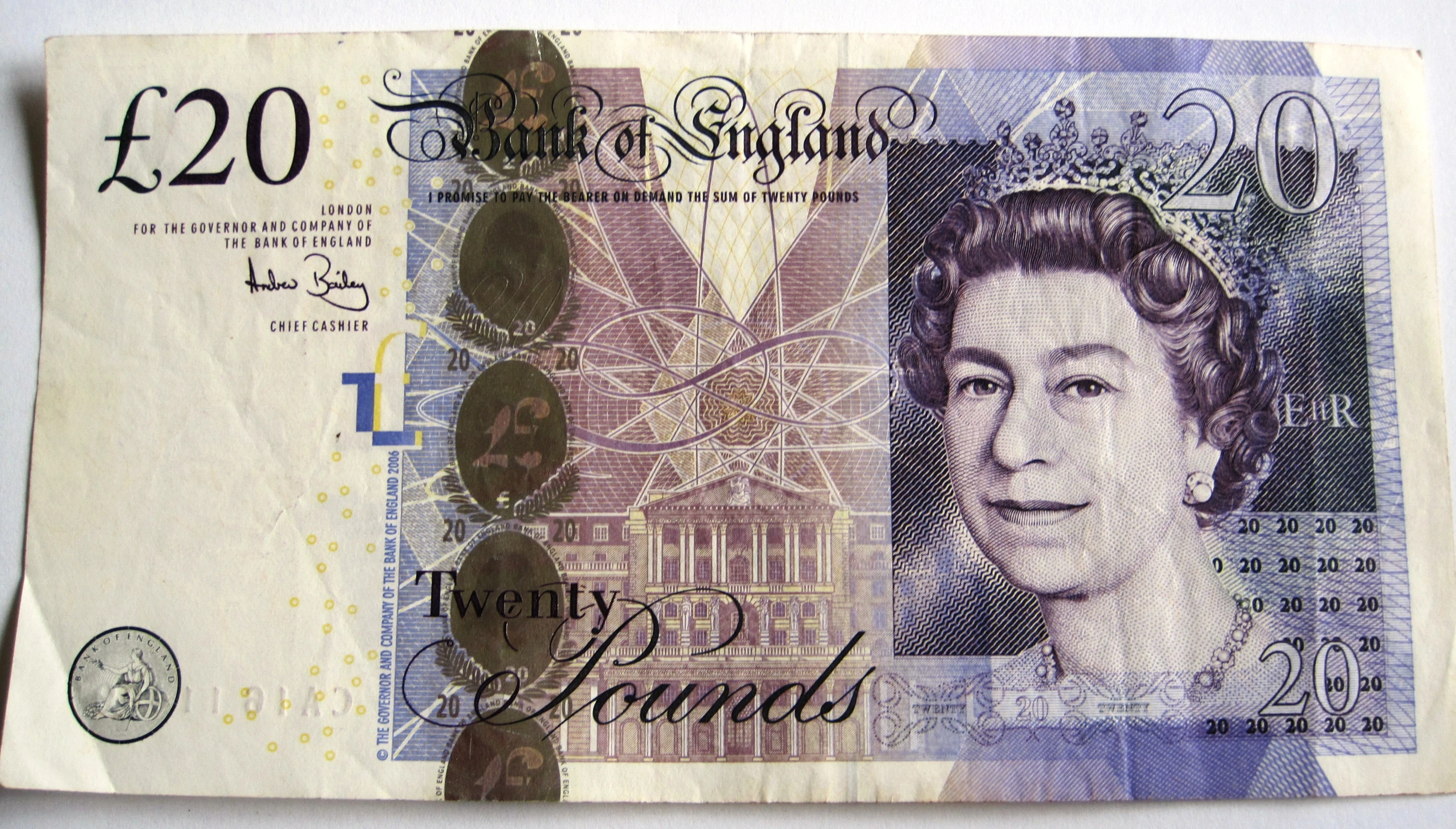 there is an old one hundred pound note
