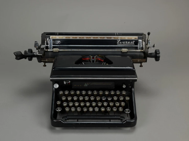 the vintage typewriter was taken from the first page of this po