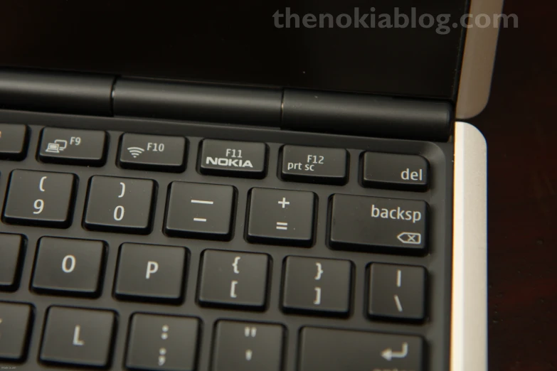 an image of an empty keyboard on a laptop