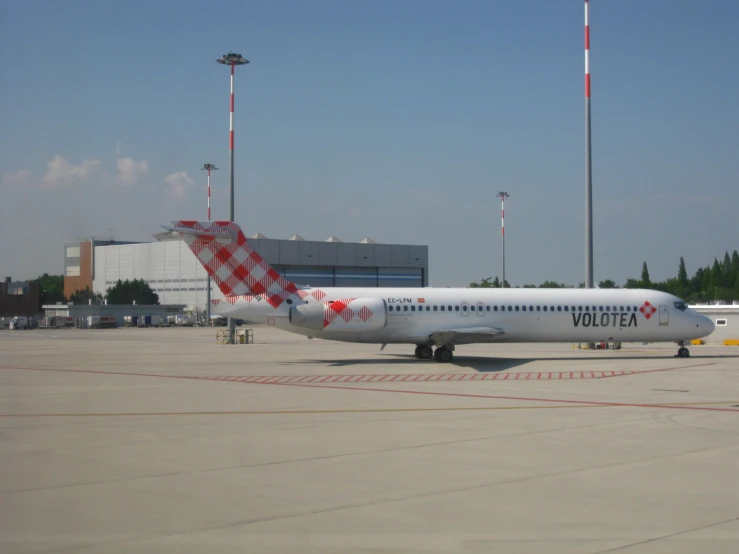 a large airplane sitting on the runway