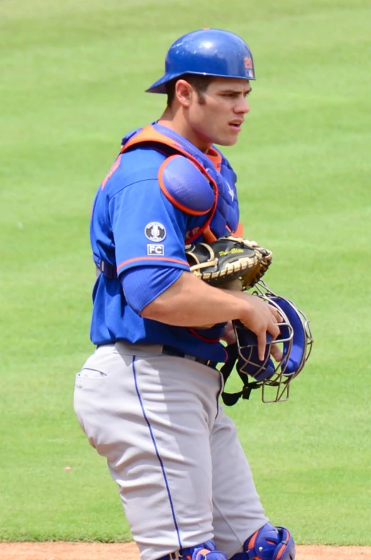 baseball player on the mound ready to play