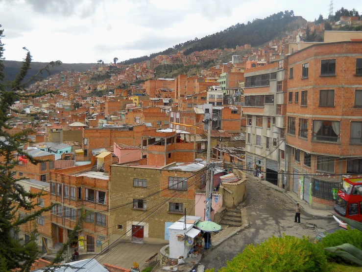 an outdoor town near the mountains in europe