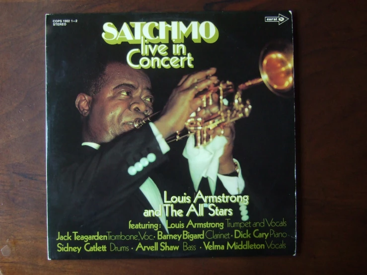 the cover for an album featuring louis armstrong and the at - stars