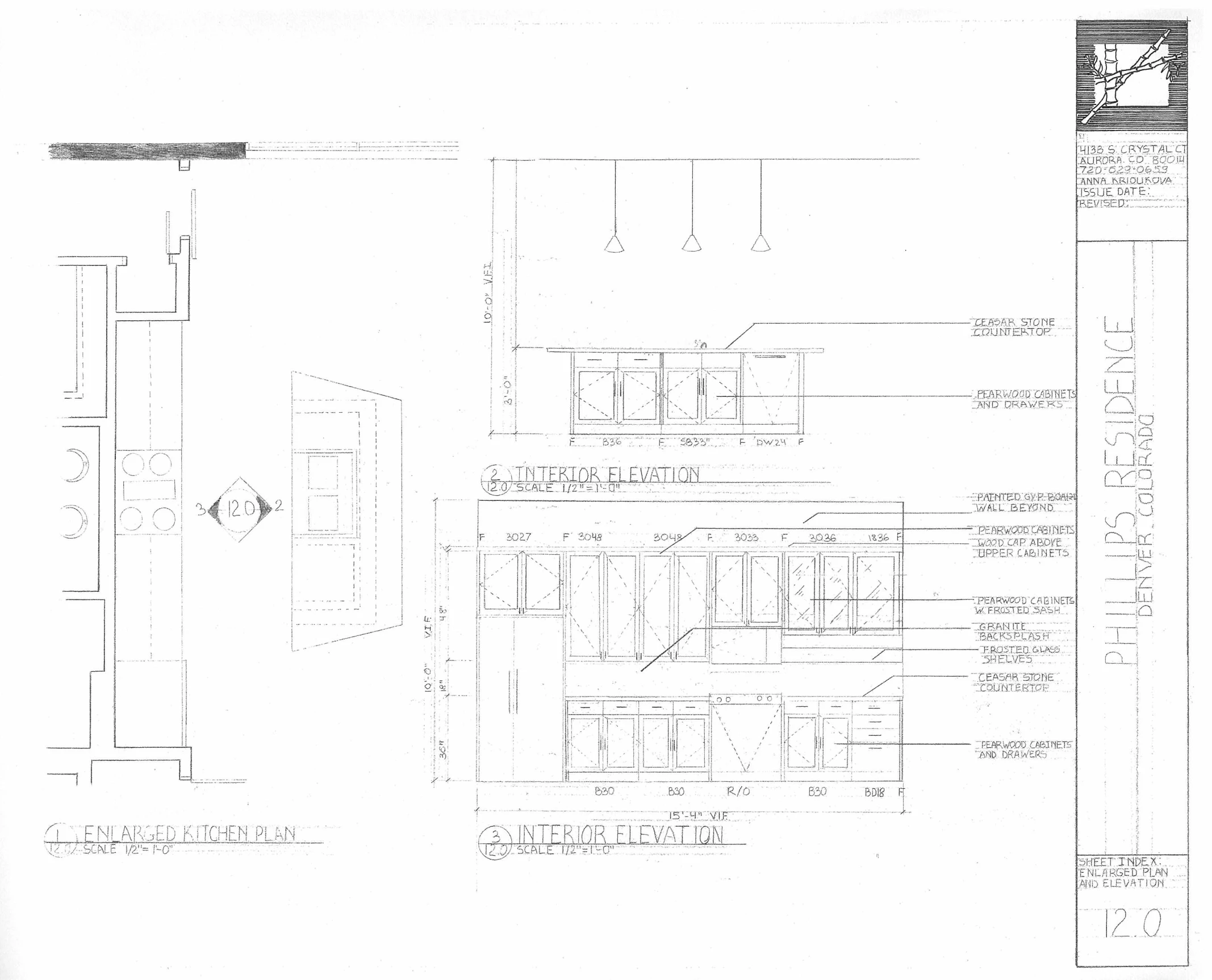 a drawing of the proposed apartment