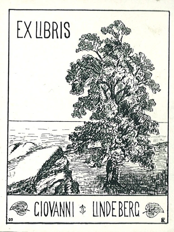 the front cover of the book ex liris