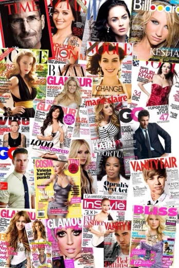 many different covers with the names of people
