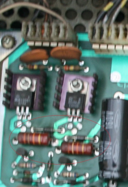 the electronic components in the back of a vehicle