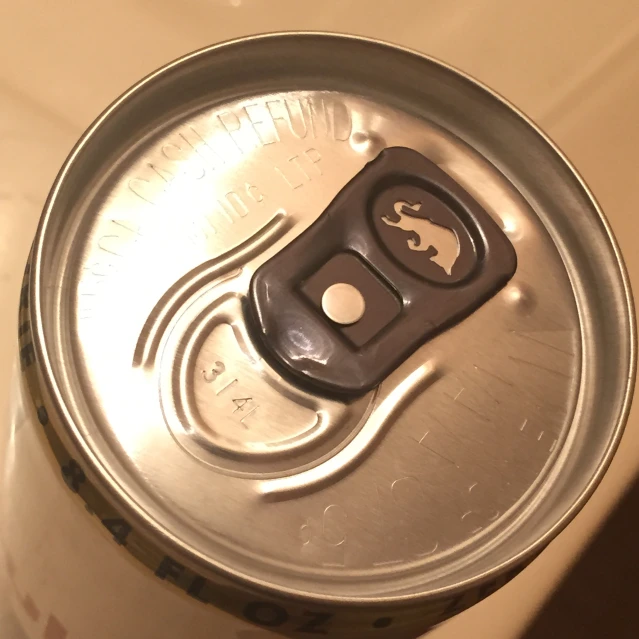 a can with the lid and top open