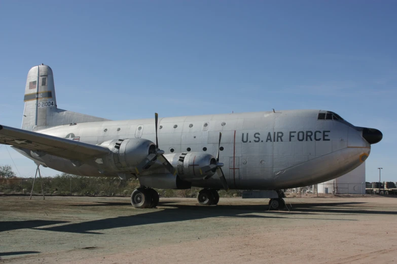 an air force plane on the run way