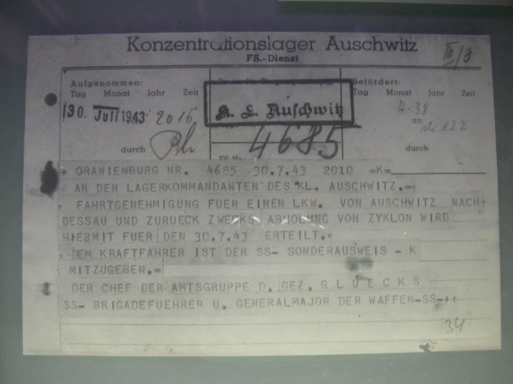 a signed document with some handwriting written on it