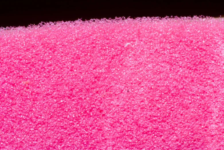 a pink cloth with sprinkles is shown