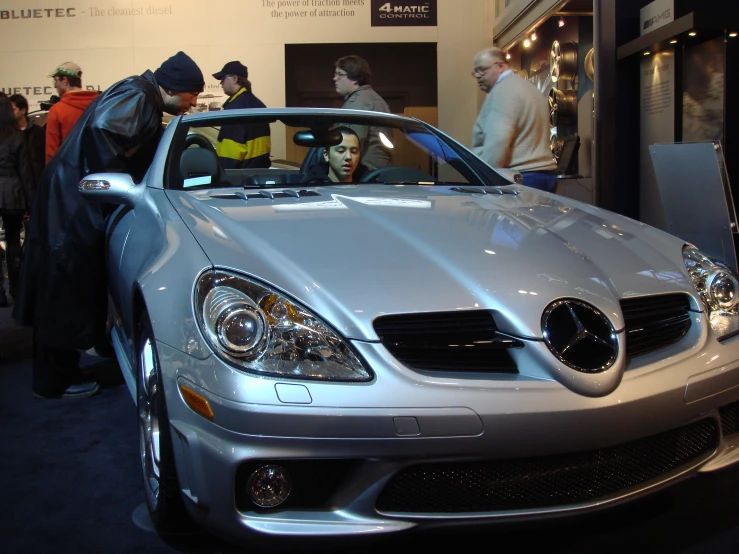 a mercedes is pictured at the auto show