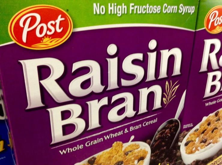 post cereal raisin n are for sale on the shelf