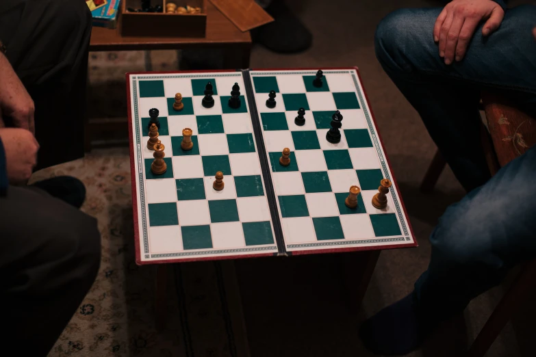 the game chess is taking its players into their next position