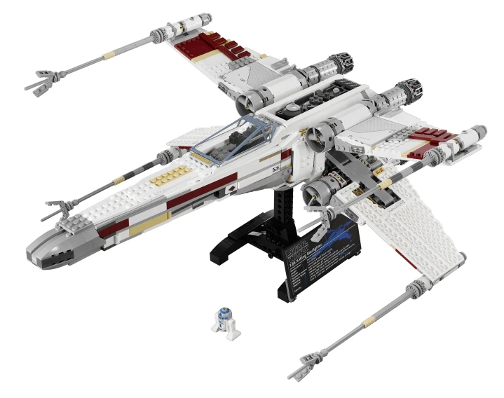 a lego star wars battle cruiser has been opened up