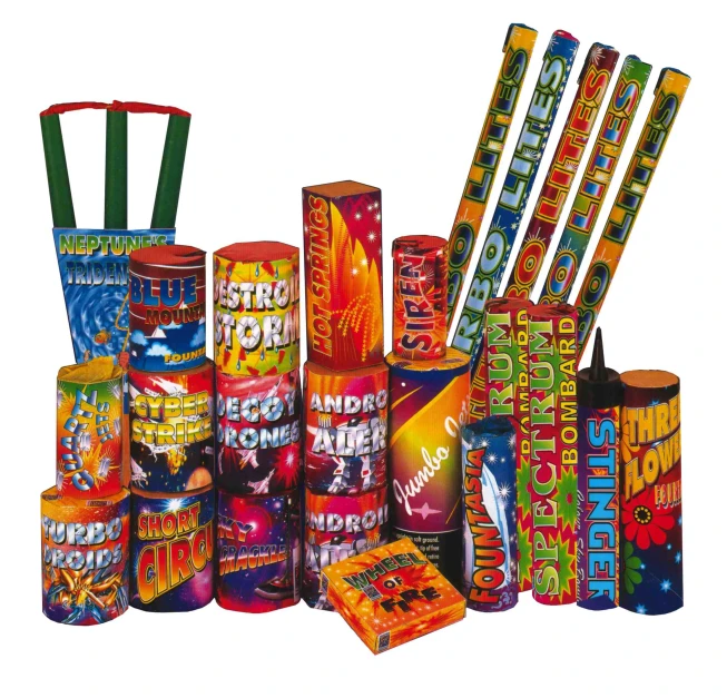 various colorful candy bags and a wooden stick