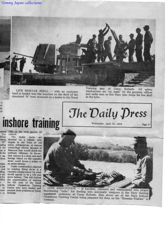 a newspaper page with an article on the us army