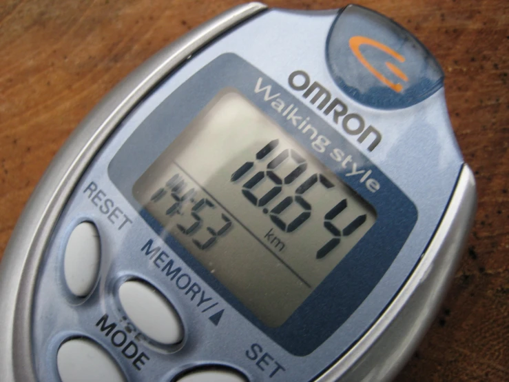 a close - up view of a digital watch