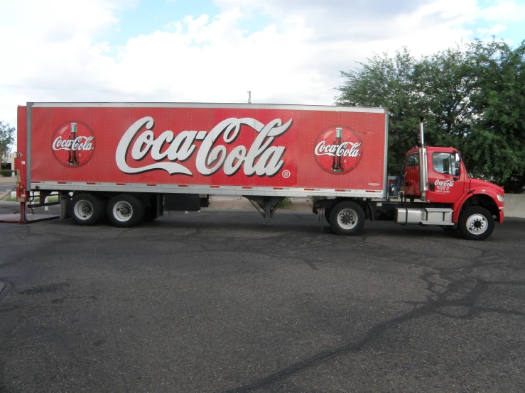 a truck that is sitting in the street