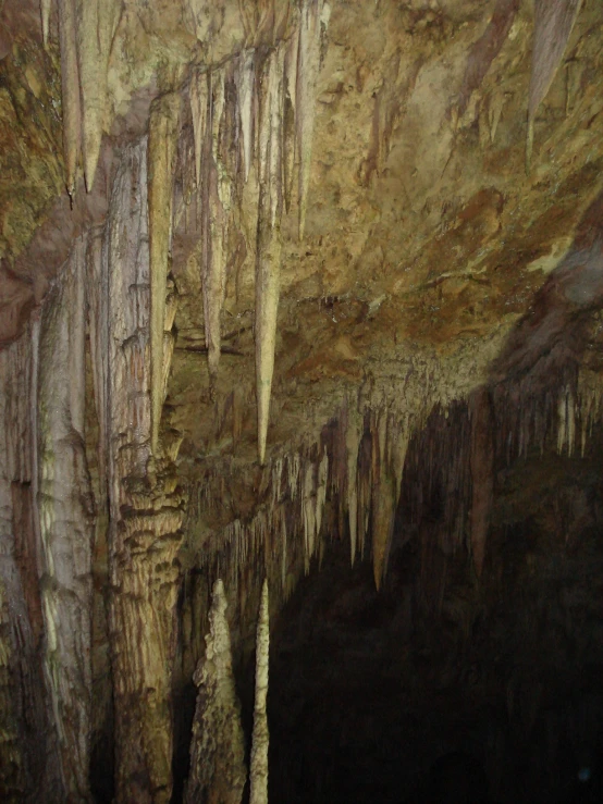 a cave with a lot of caves inside of it