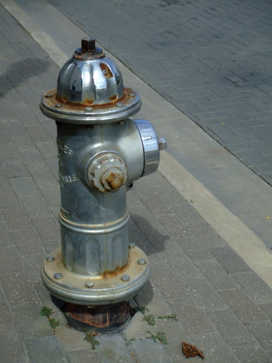 a fire hydrant that is on the ground