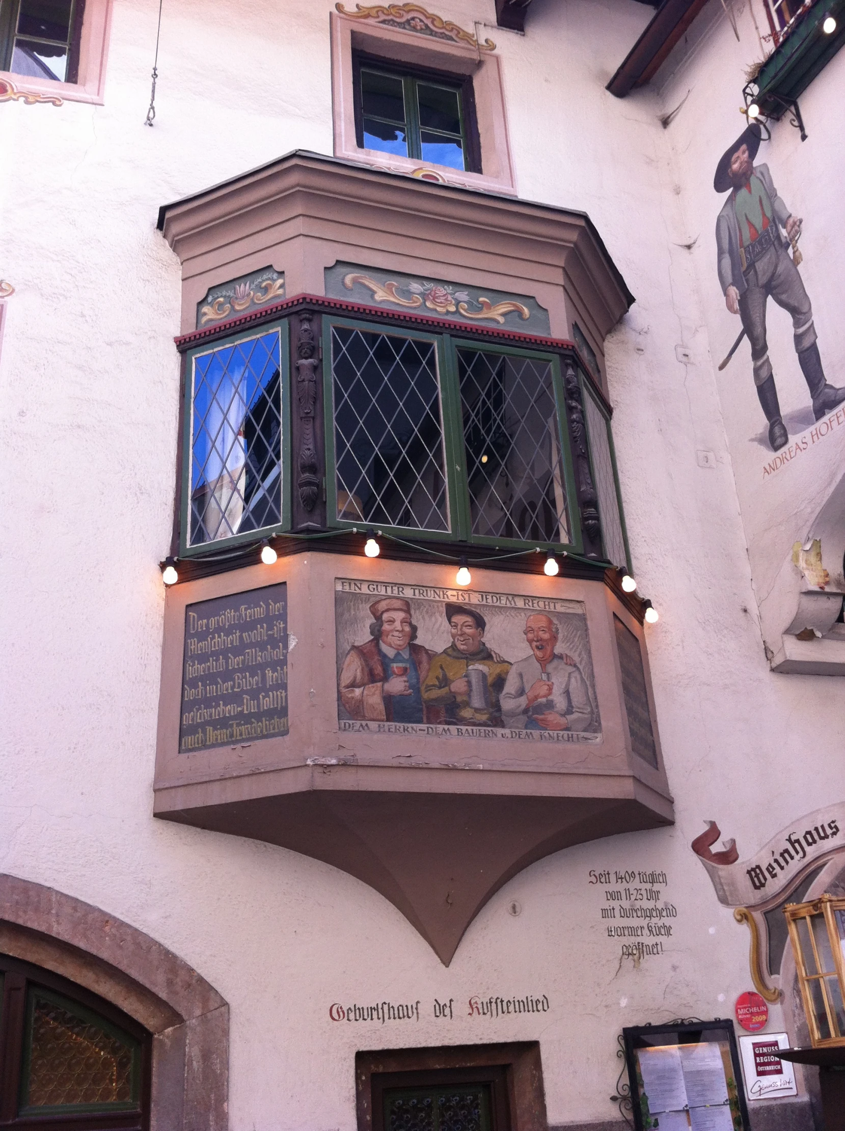an image of a balcony painted with the characters of the tv show the general