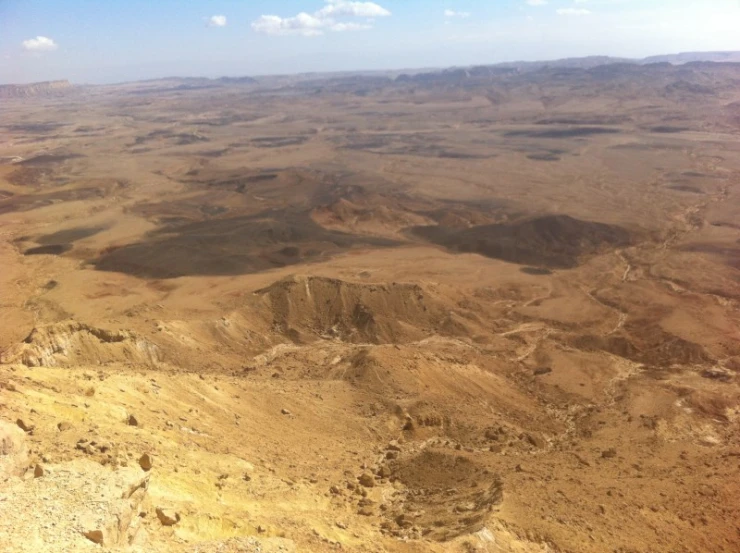 an image of a desert with very little vegetation