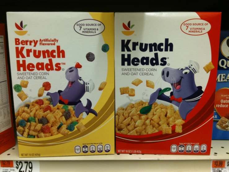 cereal packagings for krunch heads on sale