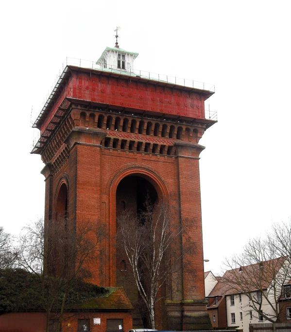 the old clock tower is very tall on this building