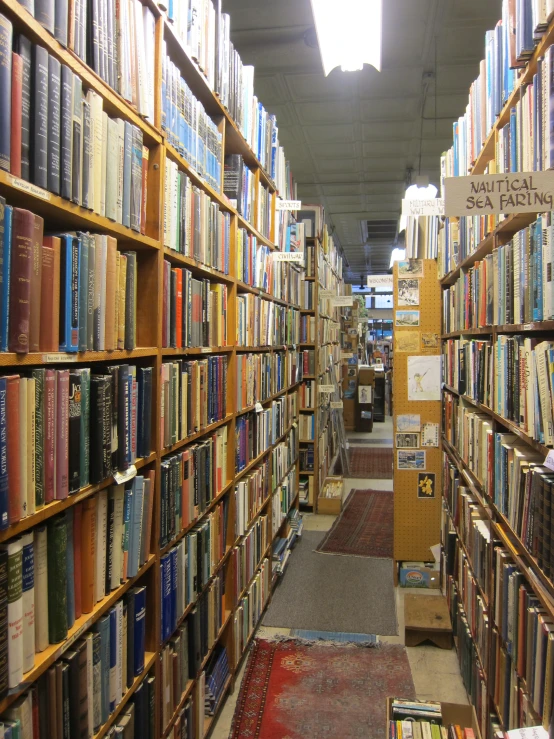 bookshelves are full of books with bookshelves in the background