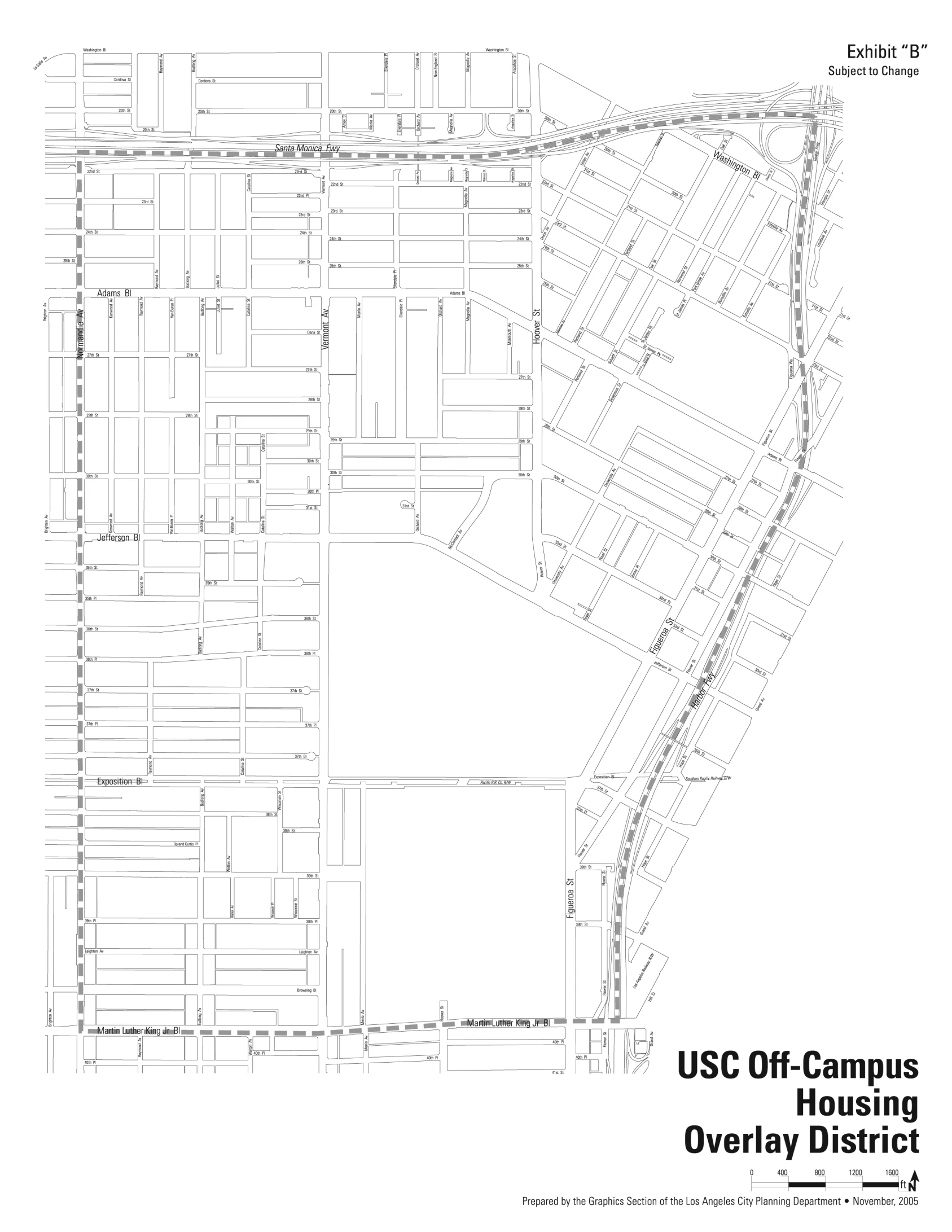 an outline drawing from the u s off - cam map showing the city's boundary and its streets