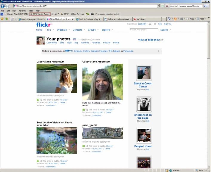 an image of the site for flickr