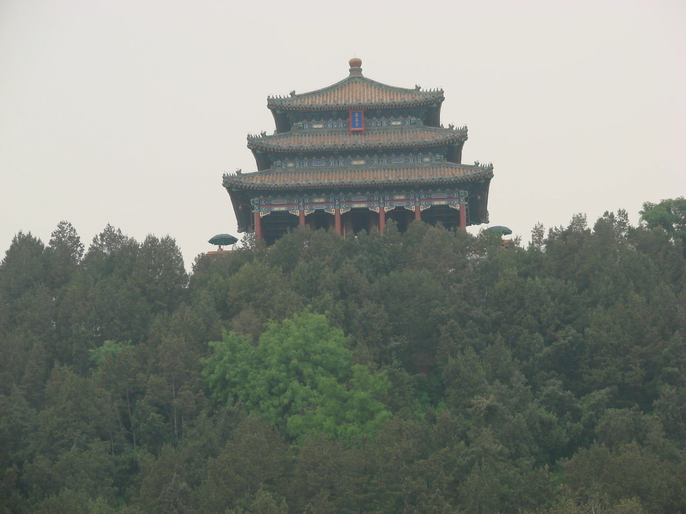 there is a building that has been carved into the hill