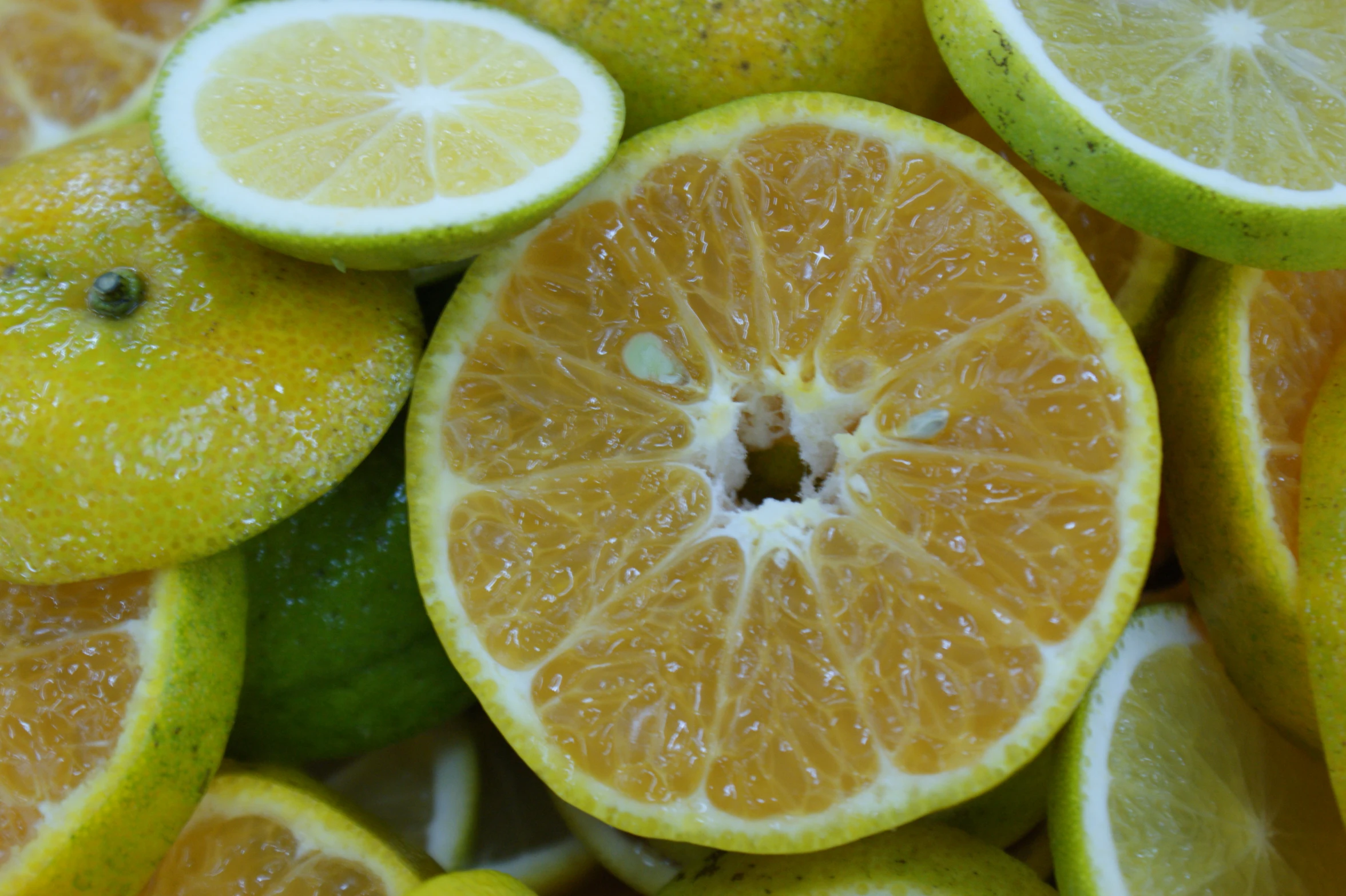 a close up s of citrus fruits that are juicy