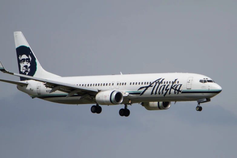 an airplane with obama face on the side of it