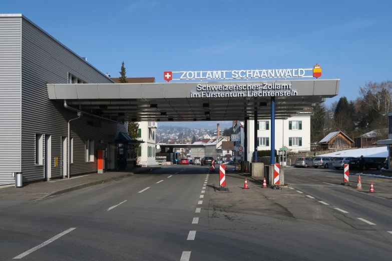 the city has a toll station with no one inside