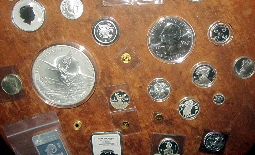 some very nice looking coins on display