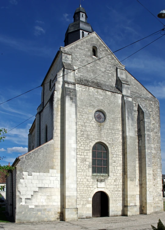 the church has a very large dome with two clocks on it