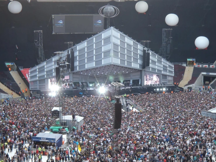an image of a concert that is being held in the air