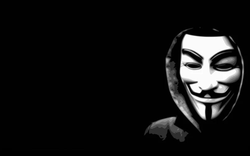 guy fawkett mask wallpapers in the dark