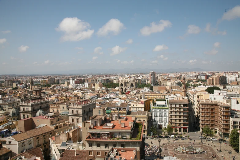 a view of buildings in a city