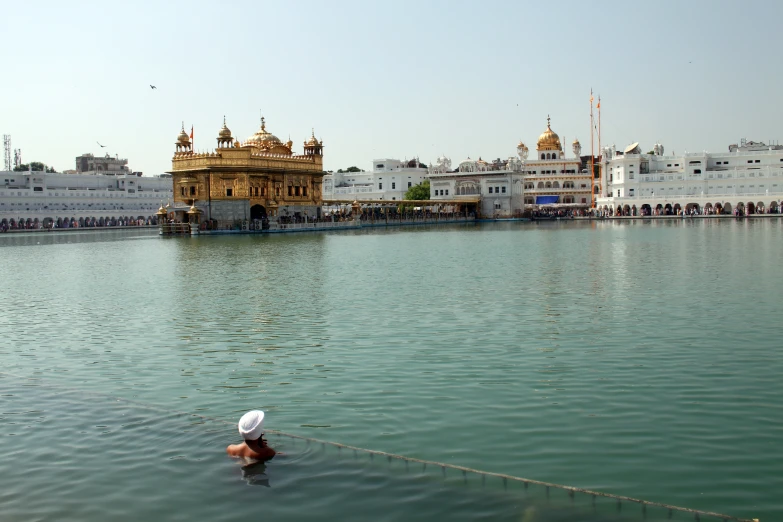 two people are in a body of water