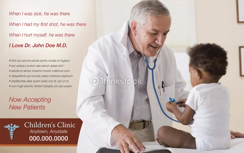 the doctor is explaining how children are being treated with the same medicine