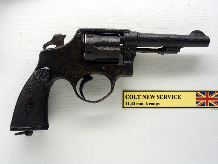 a old replica revolver used for pistols for the new york army