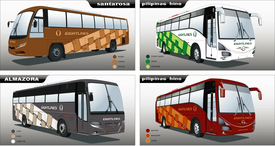 the new bus model shows different sections, including one showing the front end