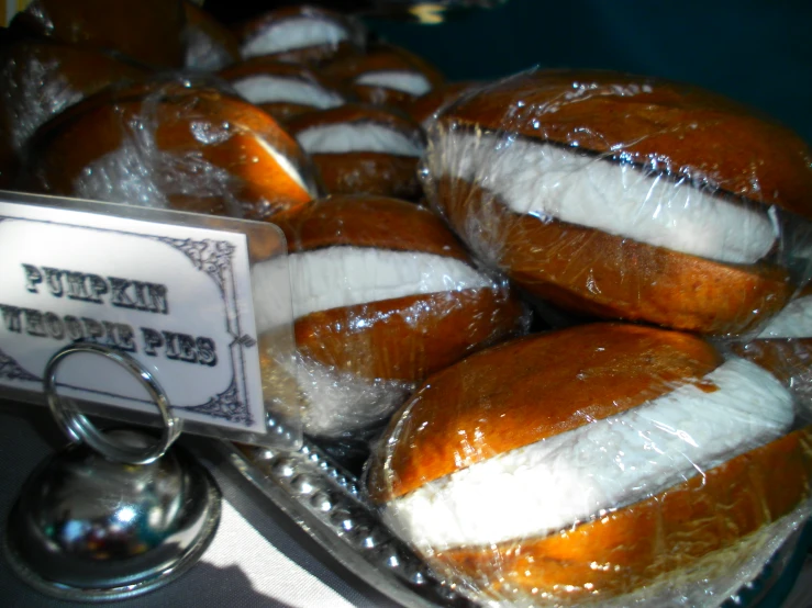 a display with some very tasty looking donuts